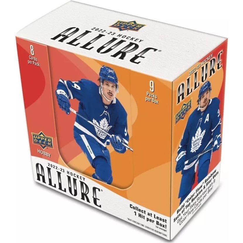 2022 - 23 Upper Deck Allure Hockey Hobby Box 053334104548 at King Card Canada