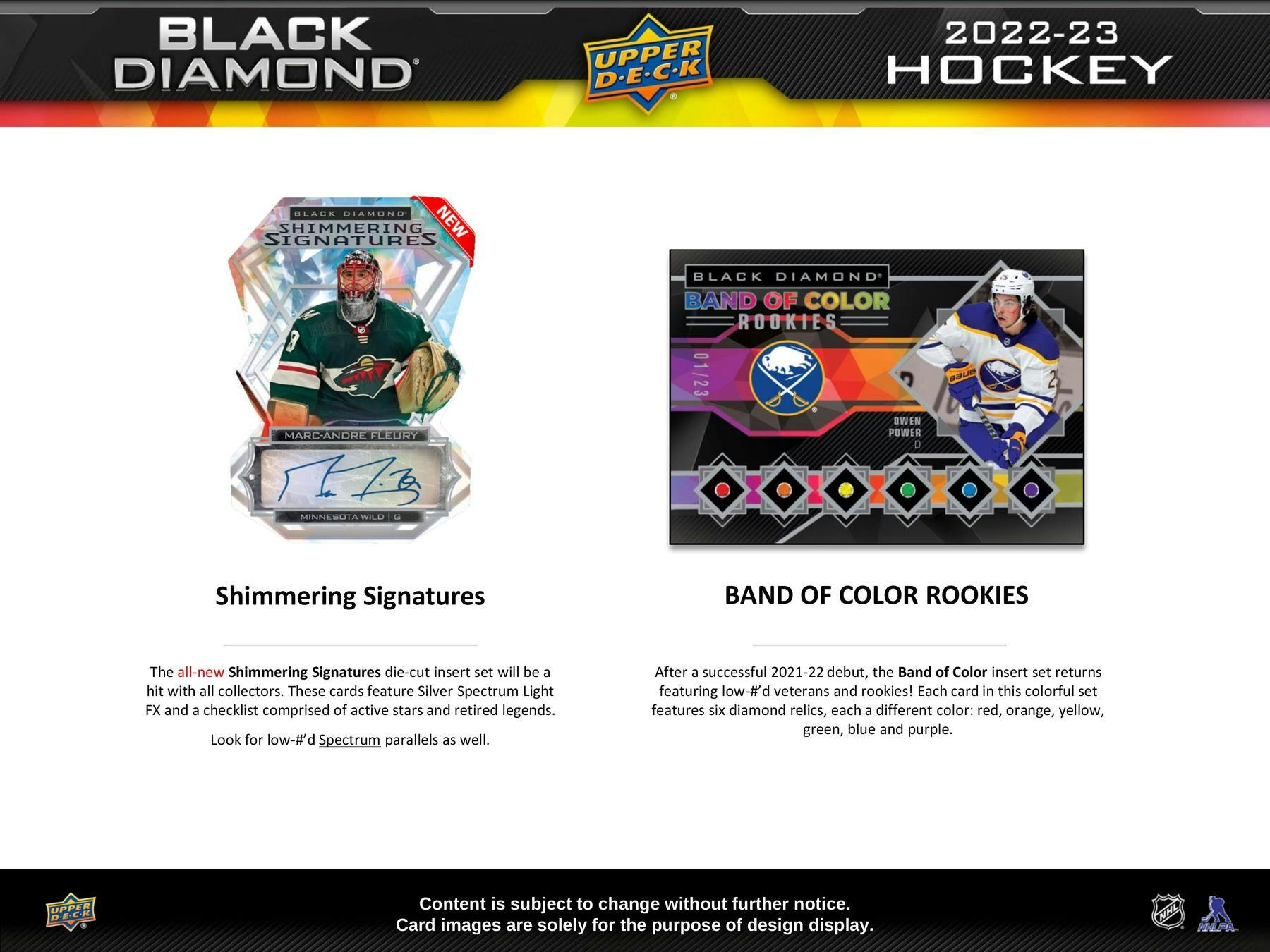 2022 - 23 Upper Deck Black Diamond Hockey Hobby Box 053334104777 at King Card Canada