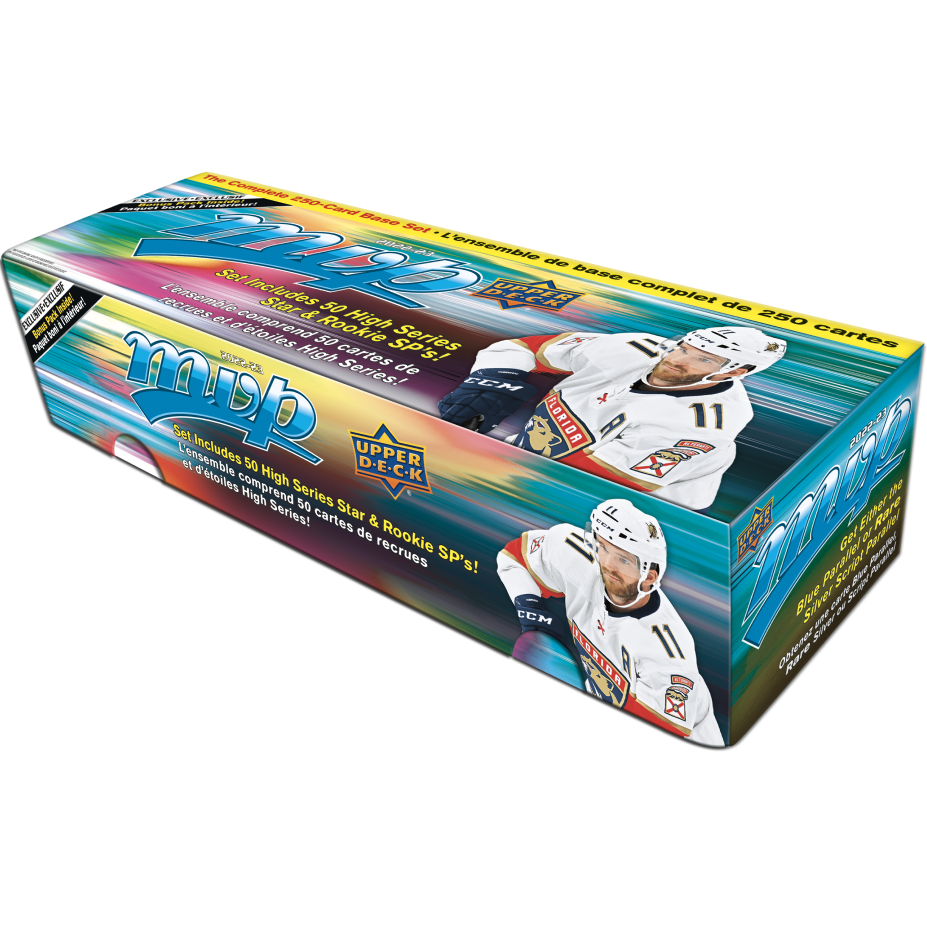 2022 - 23 Upper Deck MVP Hockey Complete Factory Set 053334995764 at King Card Canada