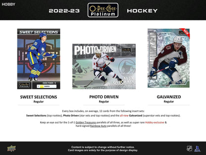 2022 - 23 Upper Deck O - Pee - Chee Platinum Hockey Hobby Box 053334120586 at King Card Canada