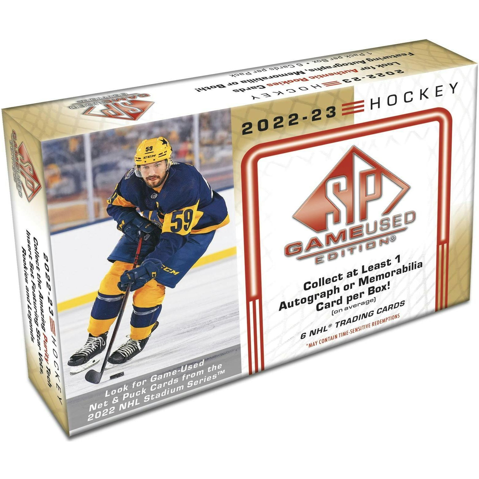 2022 - 23 Upper Deck SP Game Used Edition Hockey Hobby Box 053334118996 at King Card Canada