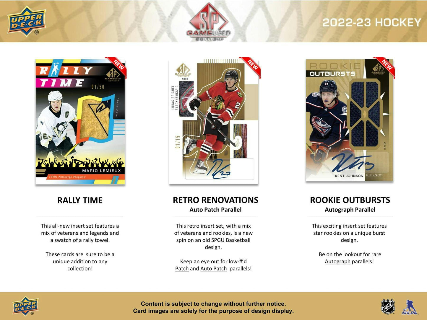 2022 - 23 Upper Deck SP Game Used Edition Hockey Hobby Box 053334118996 at King Card Canada