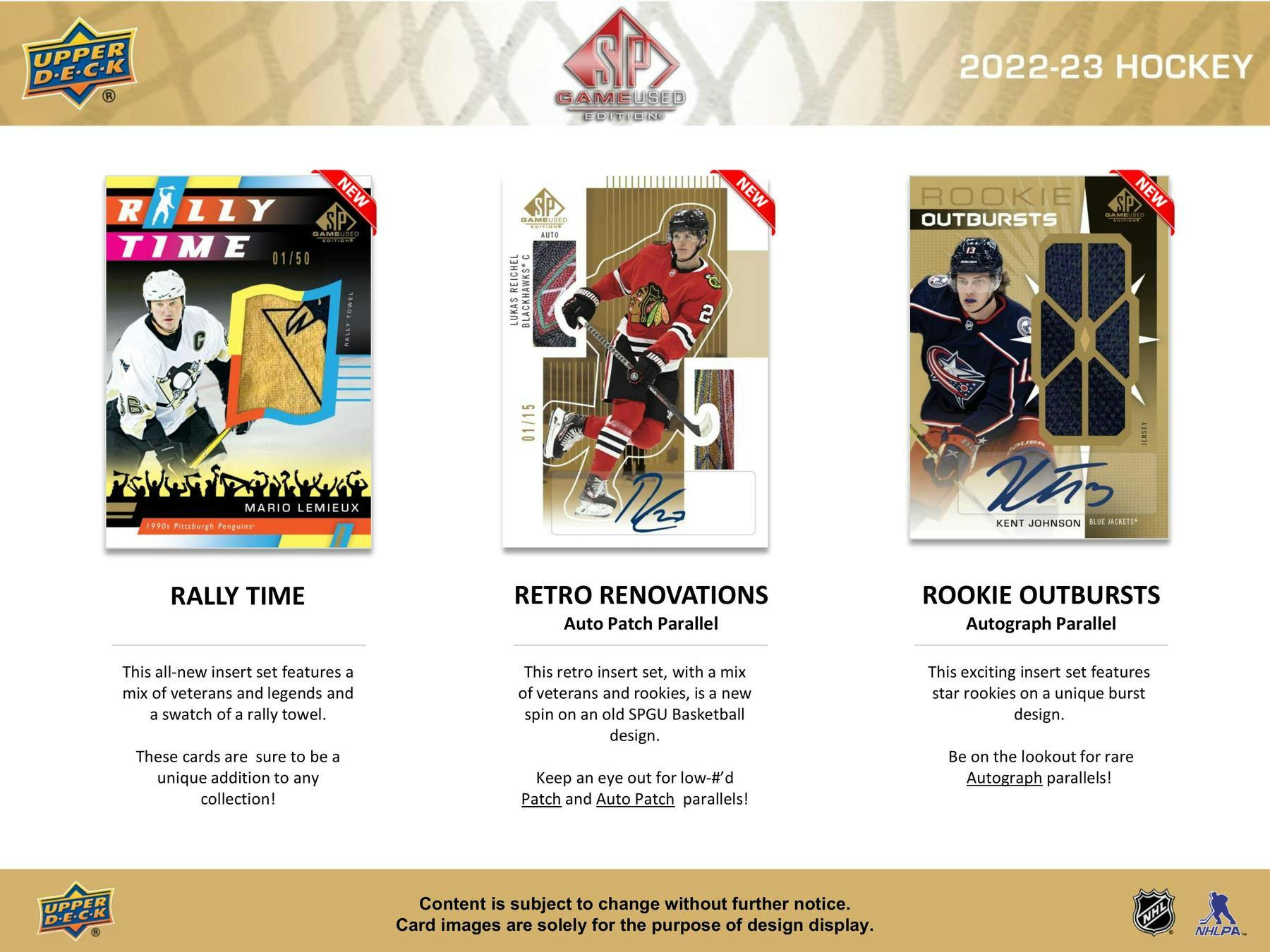 2022 - 23 Upper Deck SP Game Used Edition Hockey Hobby Box 053334118996 at King Card Canada