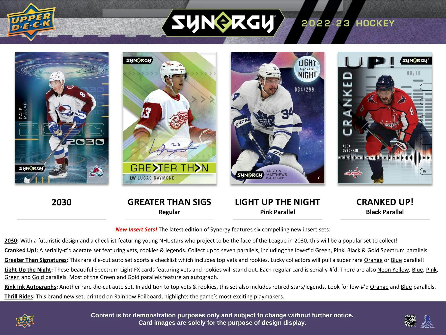 2022 - 23 Upper Deck Synergy Hockey Hobby Box 053334105248 at King Card Canada