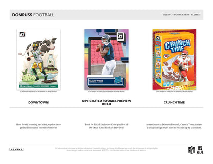 2022 Panini Donruss Football Blaster Box 613297999249 at King Card Canada