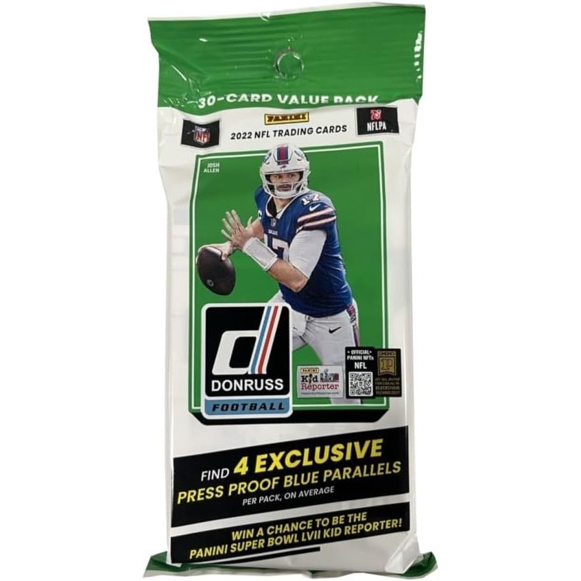 2022 Panini Donruss Football Cello Fat Pack 613297999263 at King Card Canada