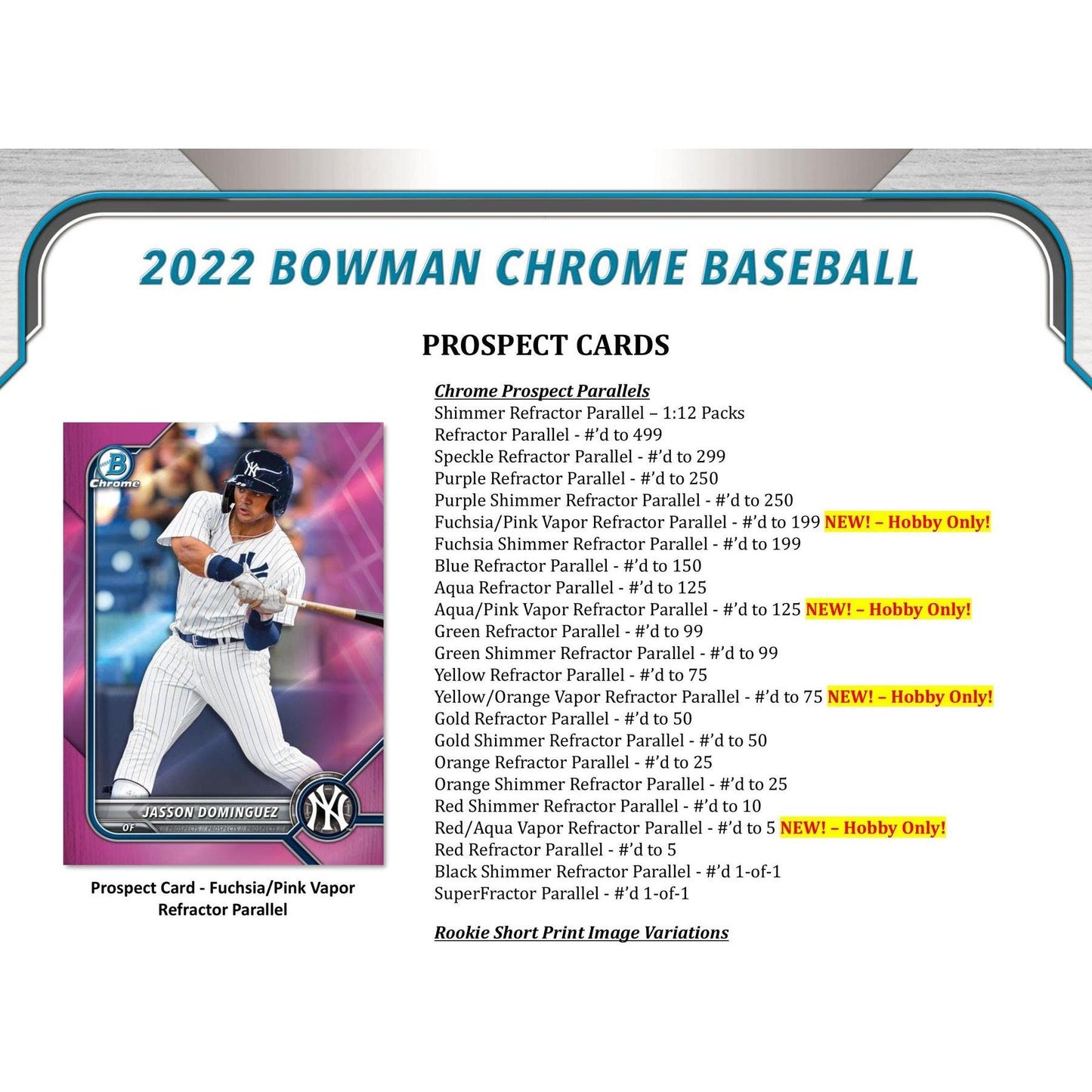 2022 Topps Bowman Chrome Master Hobby Box - King Card Canada