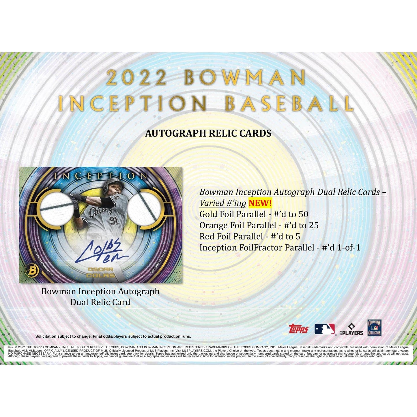 2022 Topps Bowman Inception Baseball Hobby Box - King Card Canada