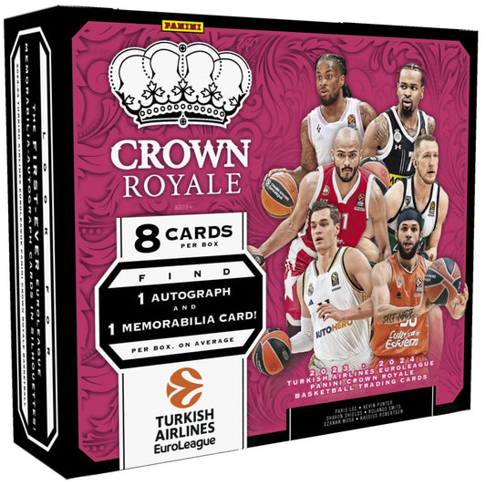 2023 - 24 Panini Crown Royale EuroLeague Basketball Hobby Box 746134170652 at King Card Canada