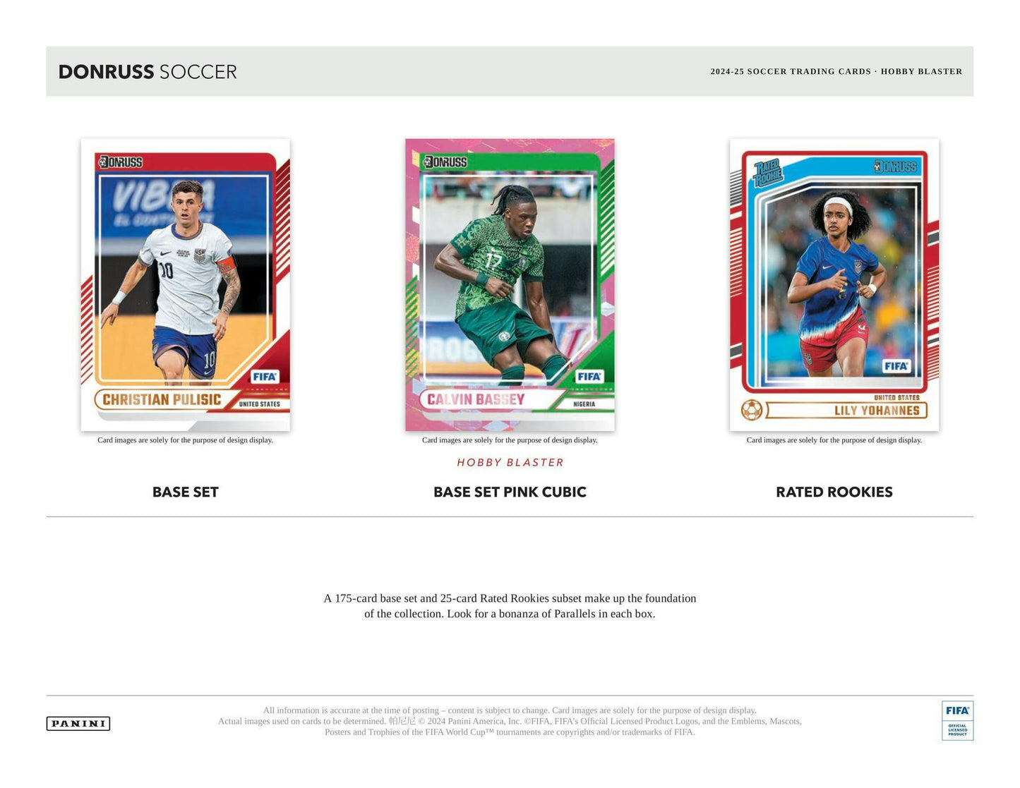 2023 - 24 Panini Donruss Soccer Hobby Blaster Box 746134174360 at King Card Canada