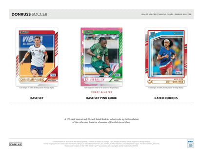 2023 - 24 Panini Donruss Soccer Hobby Blaster Box 746134174360 at King Card Canada