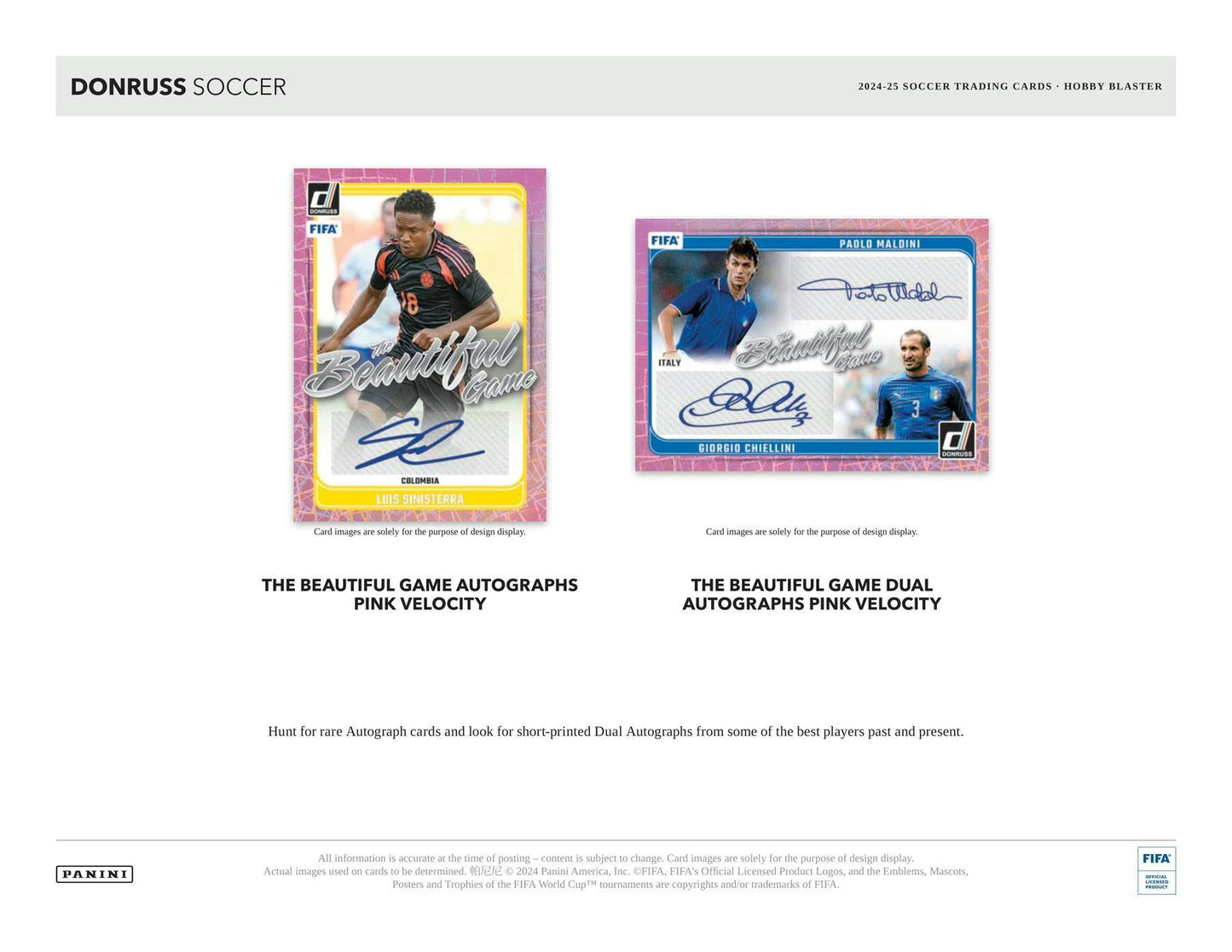 2023 - 24 Panini Donruss Soccer Hobby Blaster Box 746134174360 at King Card Canada