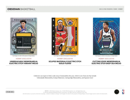 2023-24 Panini Obsidian Basketball Hobby Box 746134158315 - King Card Canada