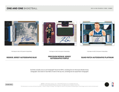 2023 - 24 Panini One and One Basketball Hobby Box 746134158421 at King Card Canada