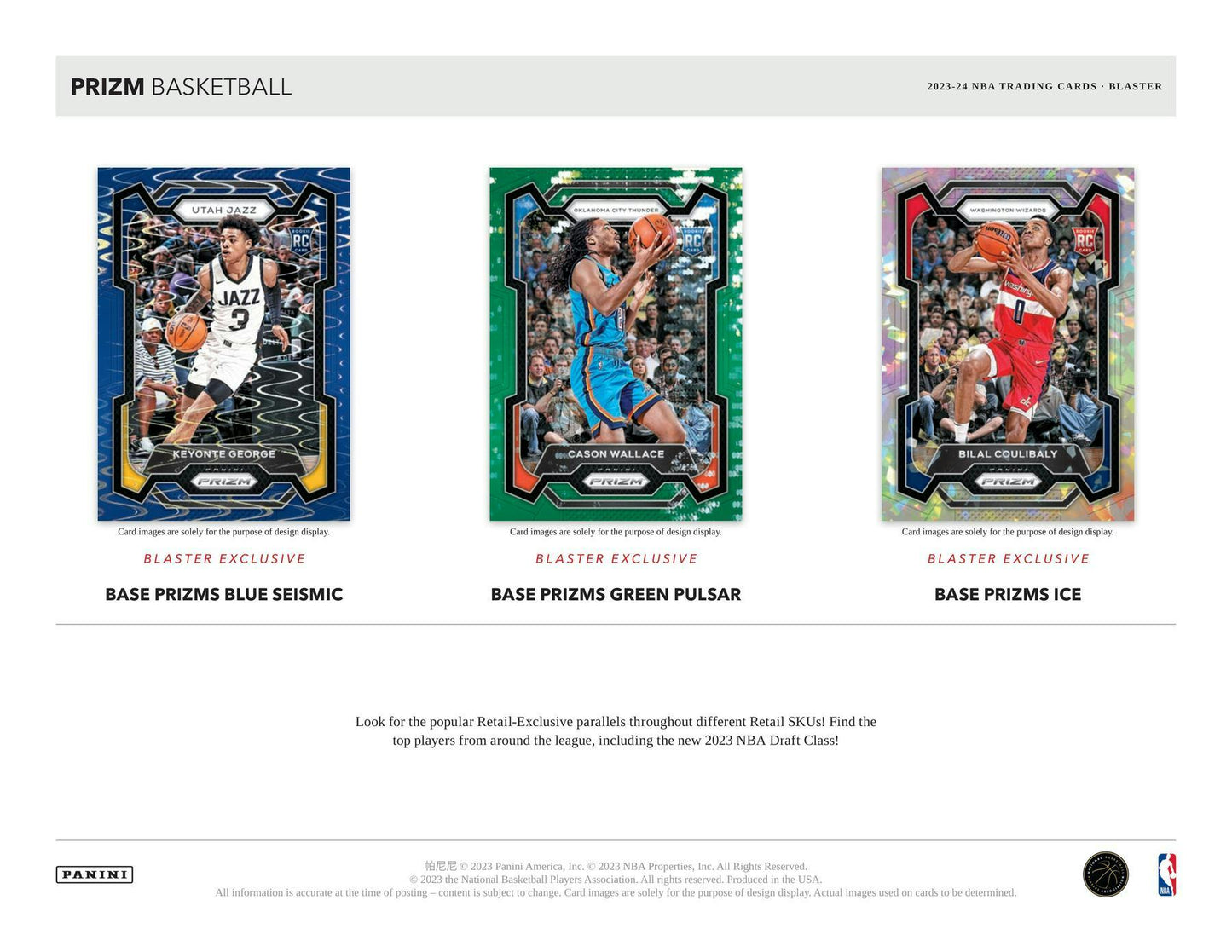 2023 - 24 Panini Prizm Basketball Blaster Box 746134150845 - King Card Canada