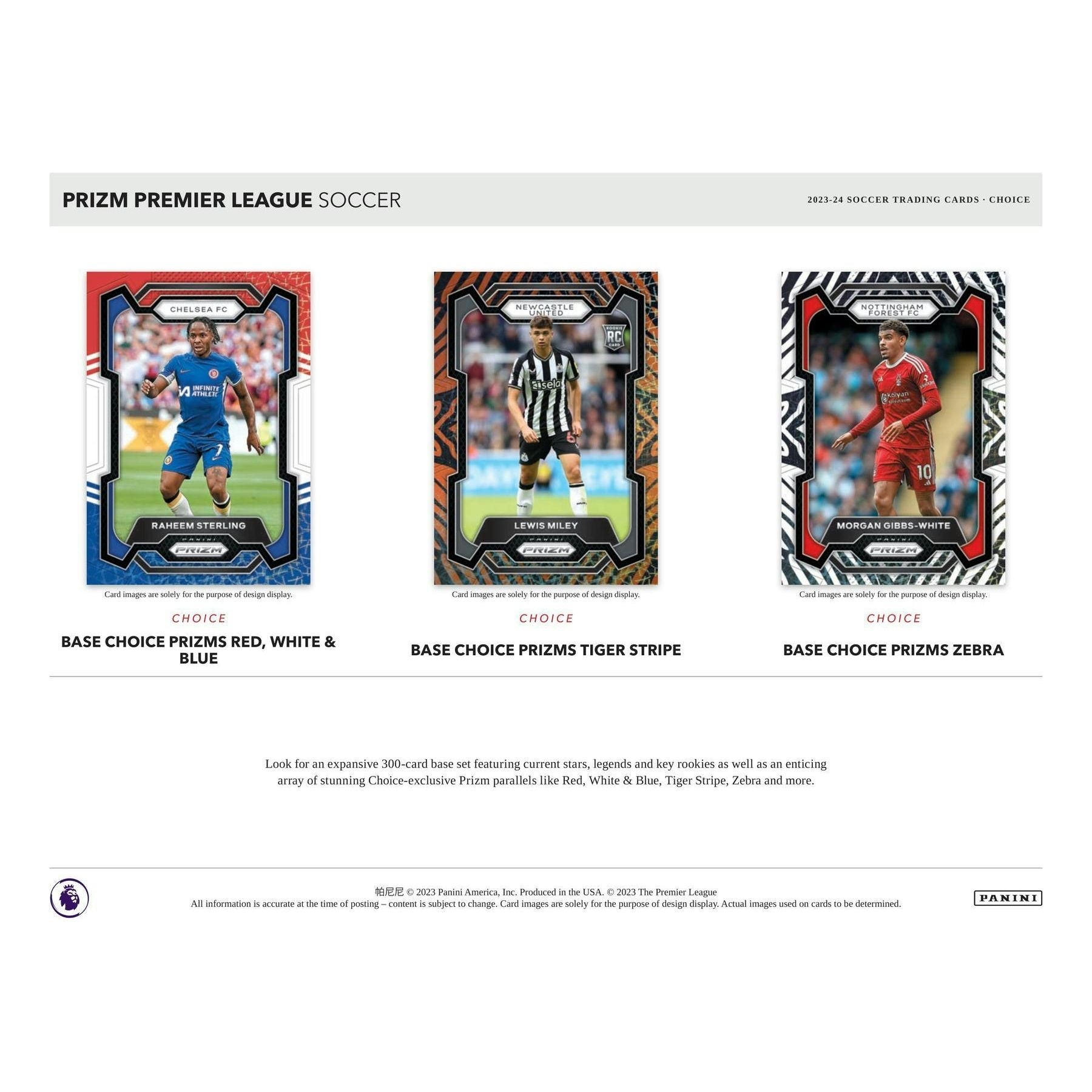 2023 - 24 Panini Prizm EPL English Premier League Soccer Choice at King Card Canada