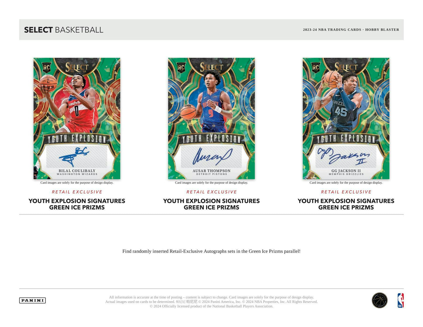 2023 - 24 Panini Select Basketball Hobby Blaster Box 746134158193 - King Card Canada