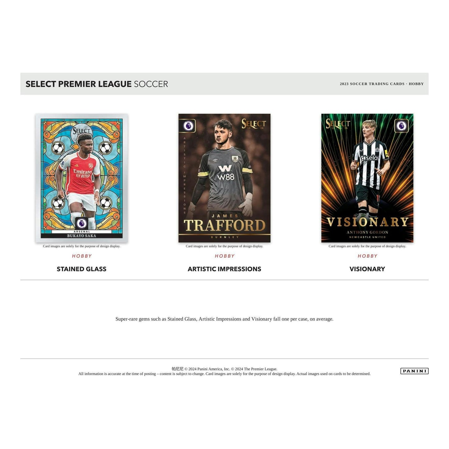 2023 - 24 Panini Select EPL English Premier League Soccer Hobby Box 746134162251 - King Card Canada