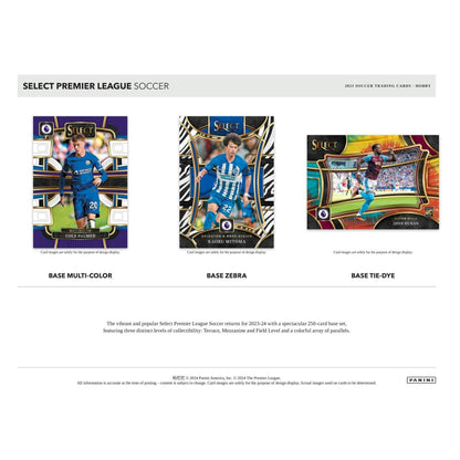 2023 - 24 Panini Select EPL English Premier League Soccer Hobby Box 746134162251 - King Card Canada