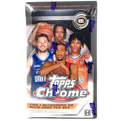 2023 - 24 Topps Chrome NBL Basketball Hobby Box [PRE - ORDER - 07/03/2024] 887521127689 - King Card Canada