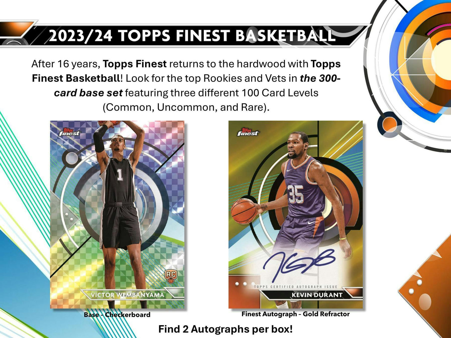 2023 - 24 Topps Finest Basketball Breaker's Delight Box 887521130351 at King Card Canada