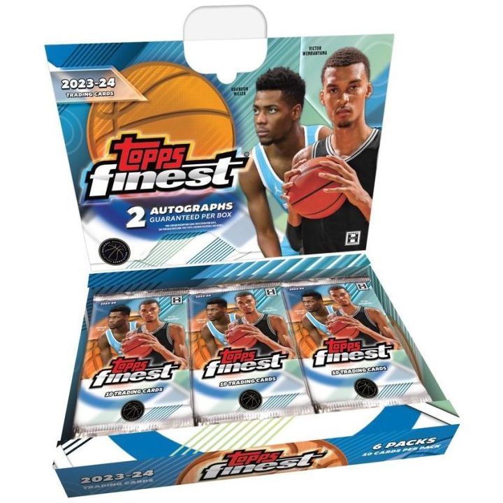 2023 - 24 Topps Finest Basketball Hobby Box 887521130337 at King Card Canada