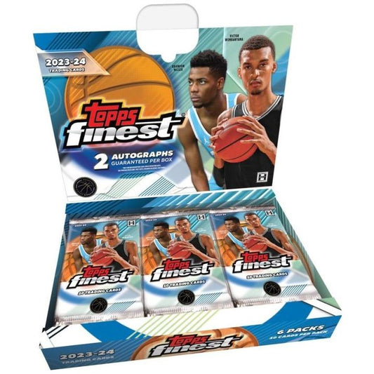 2023 - 24 Topps Finest Basketball Hobby Box 887521130337 at King Card Canada