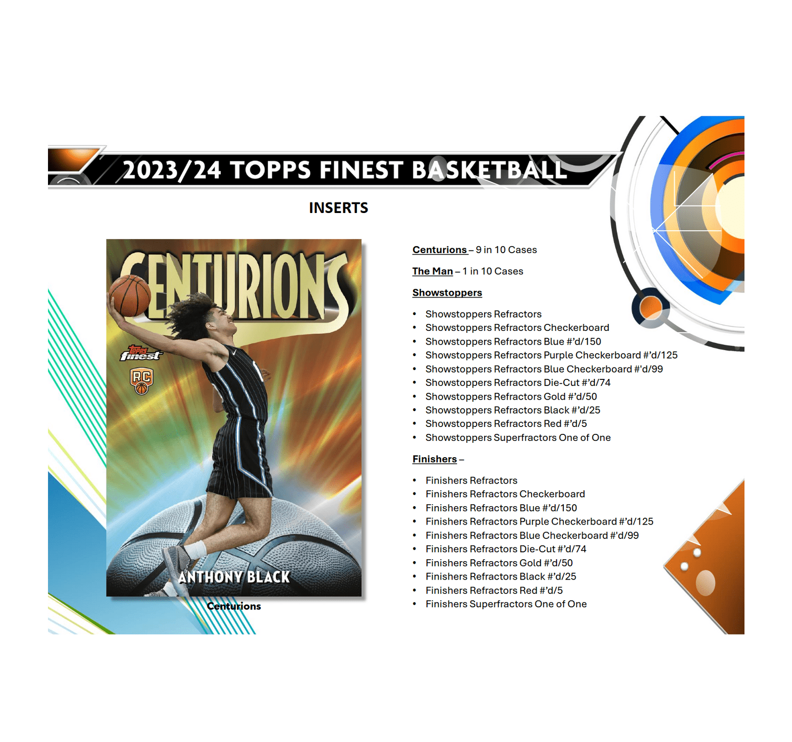 2023 - 24 Topps Finest Basketball Hobby Box 887521130337 at King Card Canada