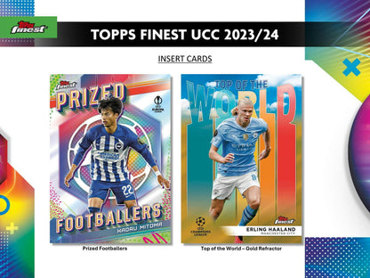 2023-24 Topps Finest UEFA Club Competitions Soccer Hobby Box 887521127221 - King Card Canada