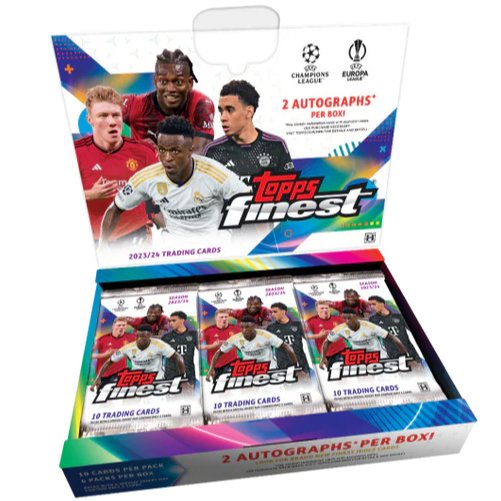 2023-24 Topps Finest UEFA Club Competitions Soccer Hobby Box 887521127221 - King Card Canada