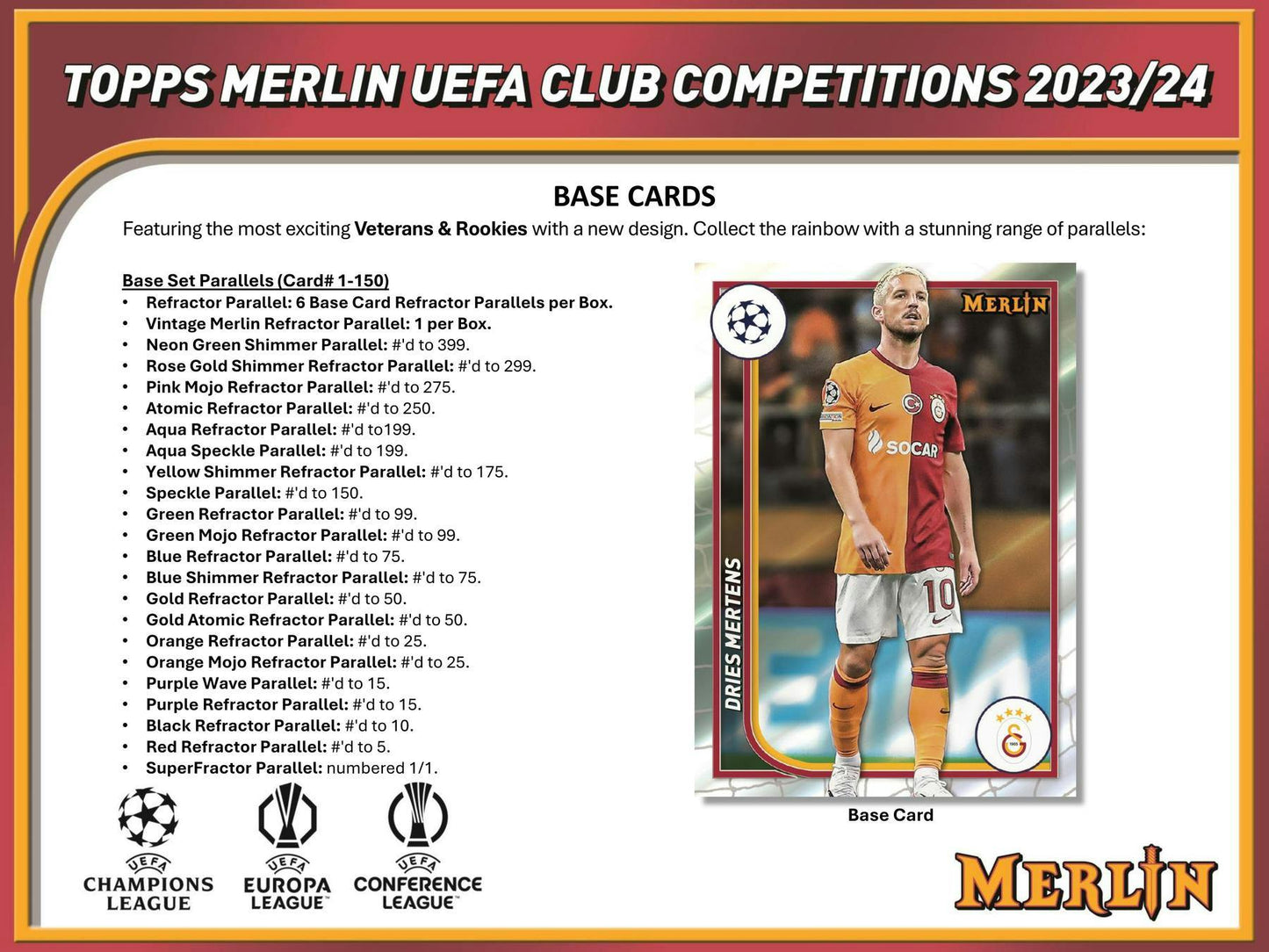 2023 - 24 Topps Merlin UEFA Club Competitions Soccer Hobby Box [PRE - ORDER - 9/20/2024] - King Card Canada