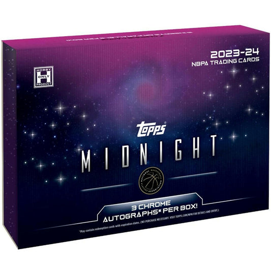 2023 - 24 Topps Midnight Basketball Hobby Box 887521127719 at King Card Canada