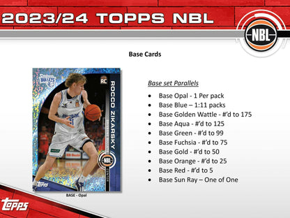 2023 - 24 Topps NBL Basketball Hobby Box at King Card Canada