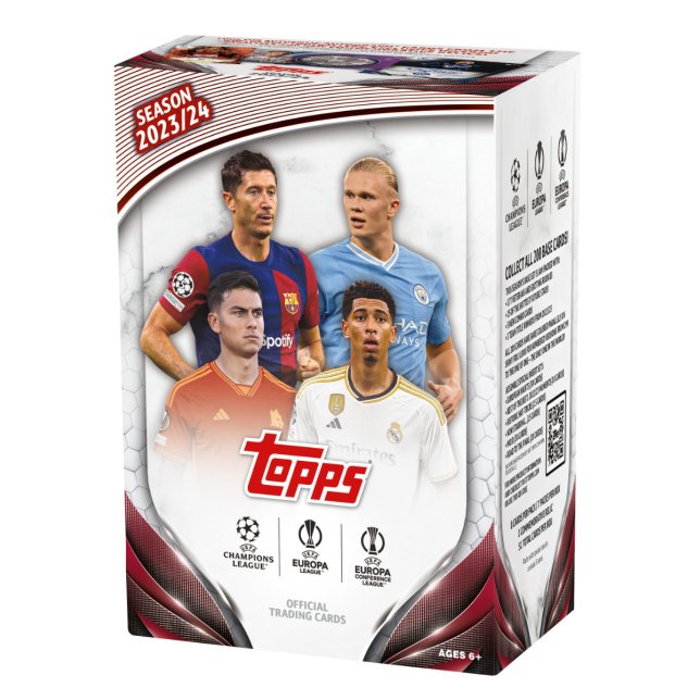 2023-24 Topps UEFA Club Competitions Soccer Blaster Value Box 887521123629 - King Card Canada