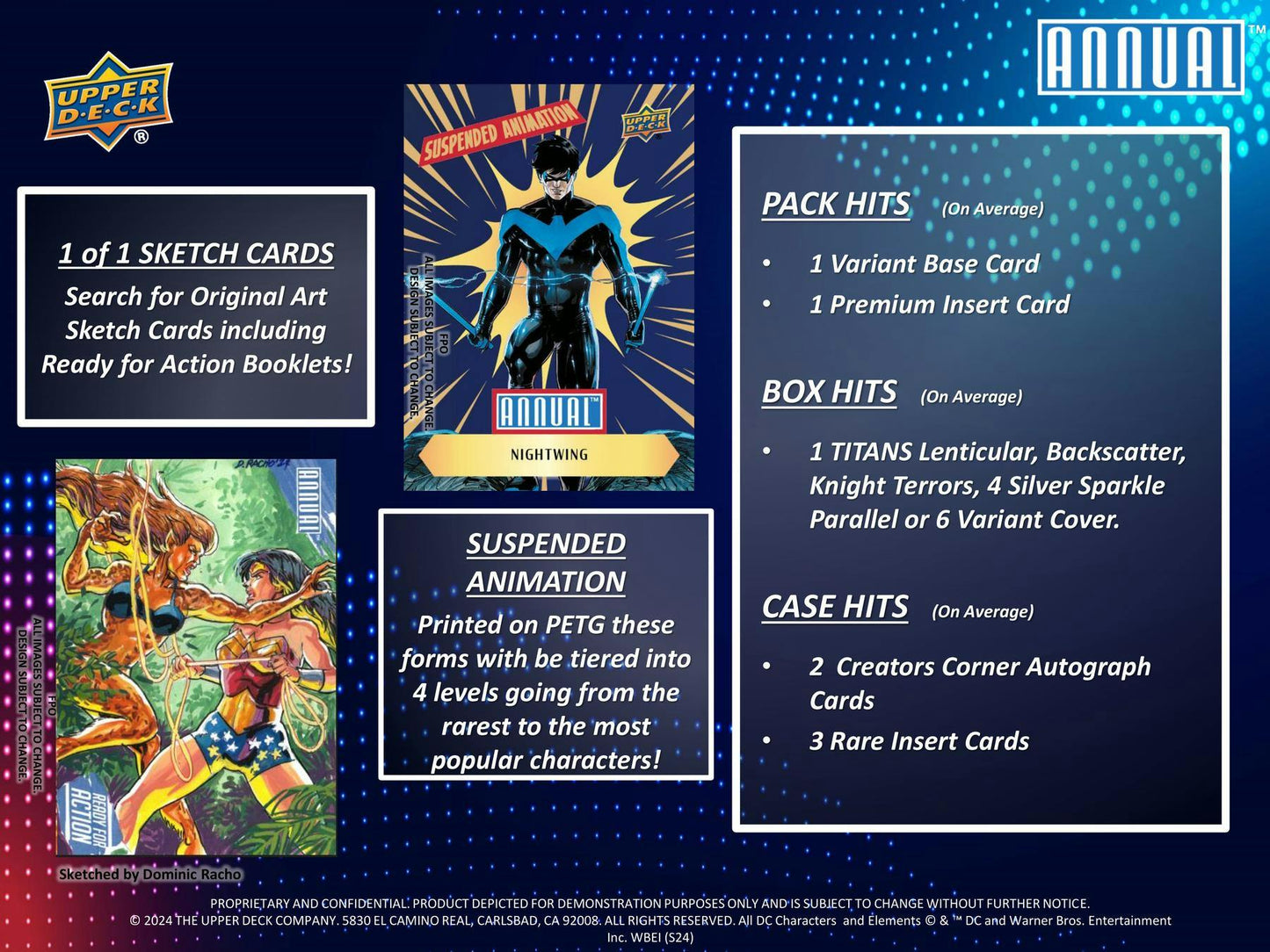 2023 - 24 Upper Deck DC Annual Trading Cards Hobby Box 053334763196 at King Card Canada