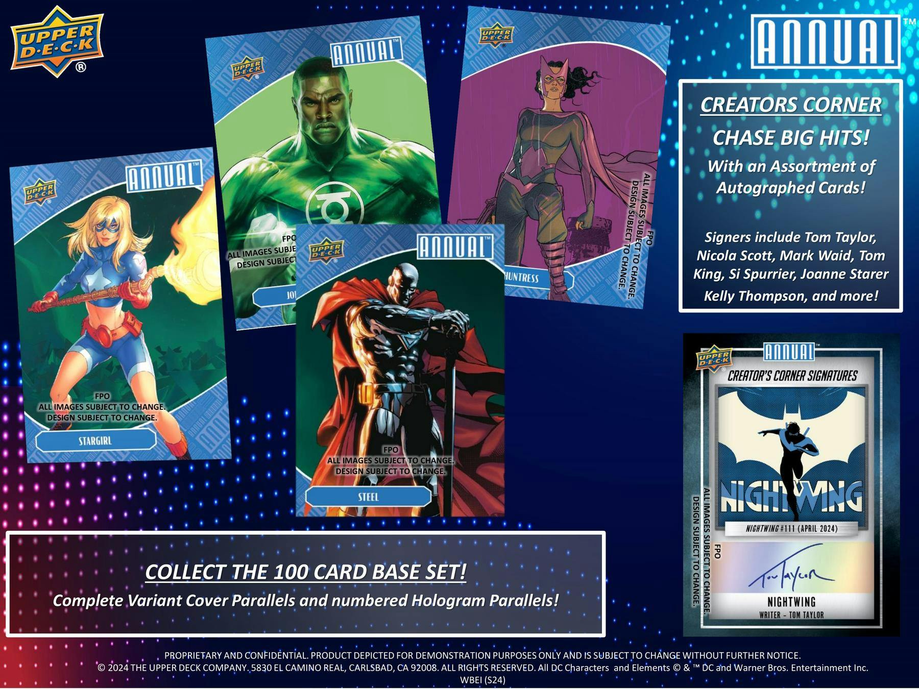 2023 - 24 Upper Deck DC Annual Trading Cards Hobby Box 053334763196 at King Card Canada