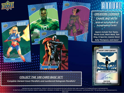 2023 - 24 Upper Deck DC Annual Trading Cards Hobby Box 053334763196 at King Card Canada