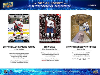 2023 - 24 Upper Deck Extended Series Hockey Hobby Box 053334548519 at King Card Canada