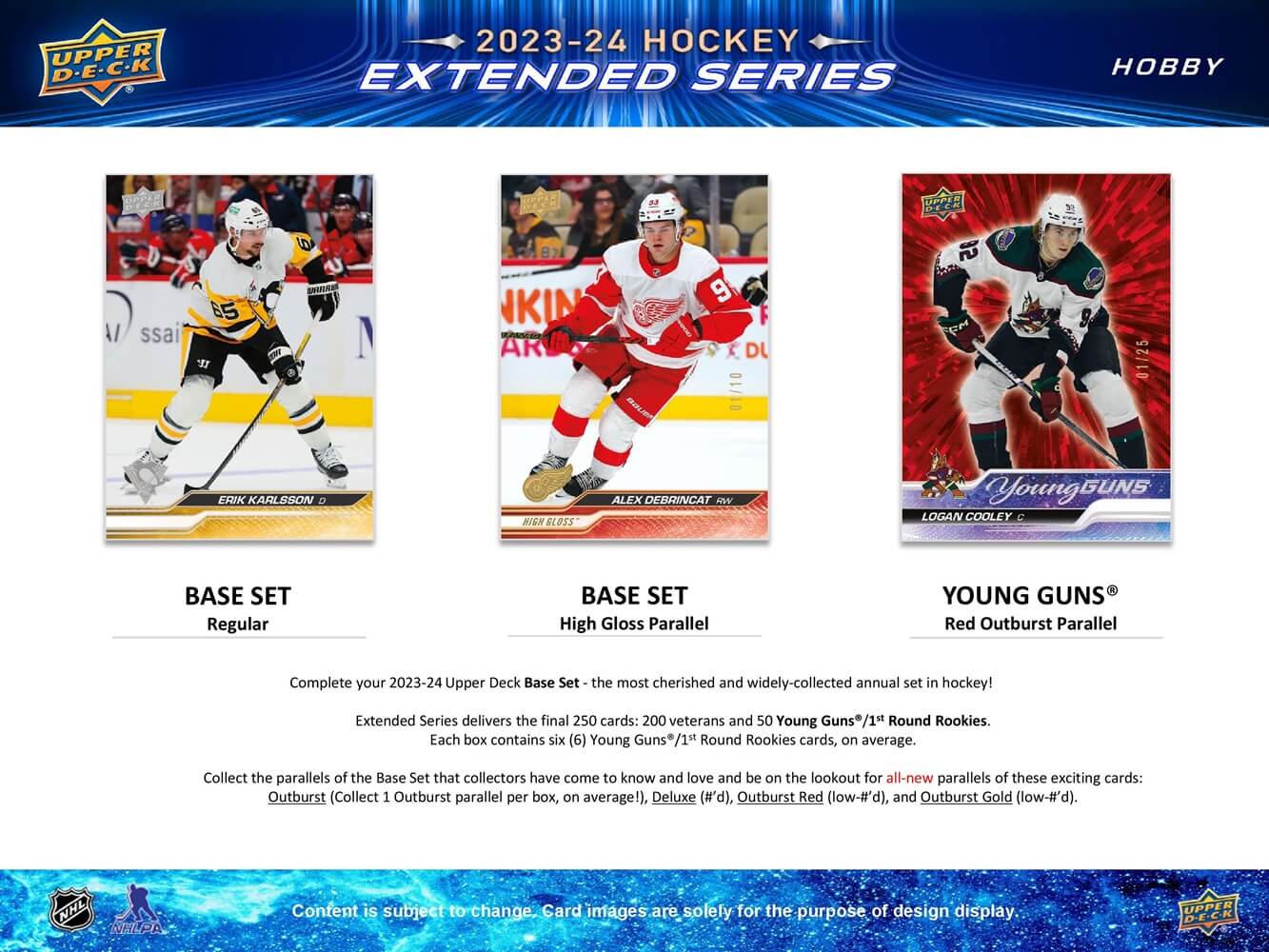 2023 - 24 Upper Deck Extended Series Hockey Hobby Box 053334548519 at King Card Canada