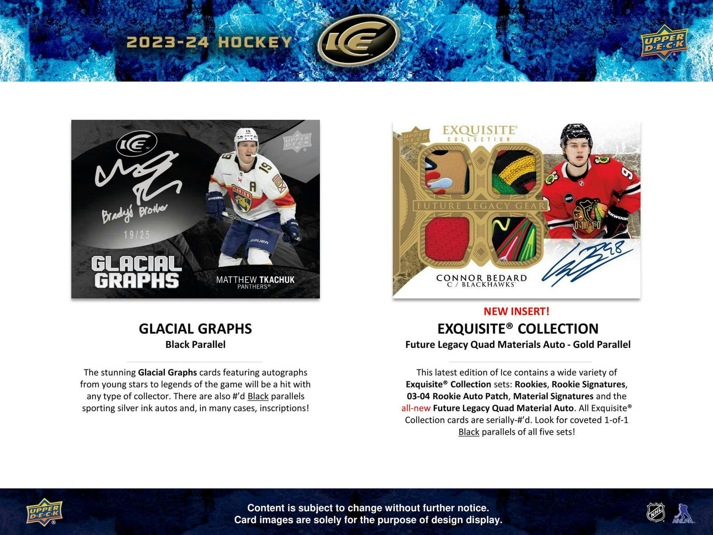 2023 - 24 Upper Deck ICE Hockey Hobby Box 053334362252 at King Card Canada