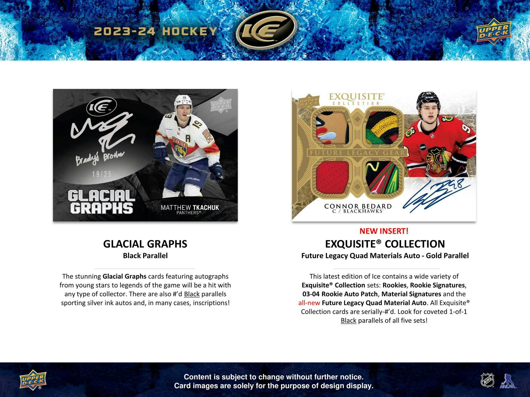 2023 - 24 Upper Deck ICE Hockey Hobby Box 053334362252 at King Card Canada