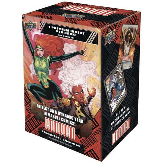 2023 - 24 Upper Deck Marvel Annual Trading Cards Blaster Box at King Card Canada