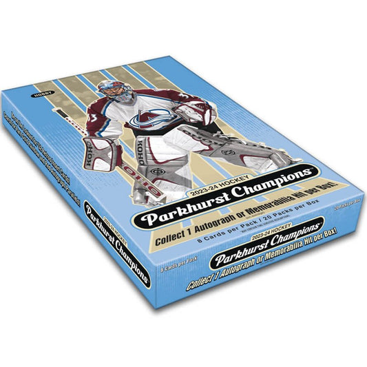 2023-24 Upper Deck Parkhurst Champions Hockey Hobby Box 053334463119 at King Card Canada