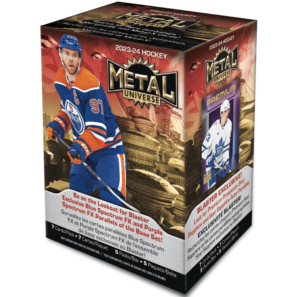 2023 - 24 Upper Deck Skybox Metal Universe Hockey Blaster Box at King Card Canada