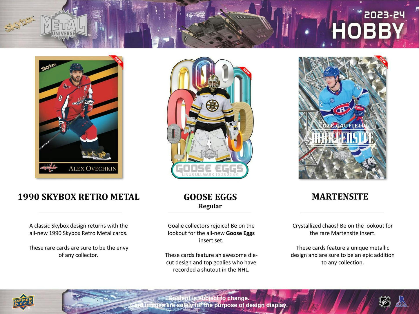 2023 - 24 Upper Deck Skybox Metal Universe Hockey Hobby Box 053334476348 at King Card Canada