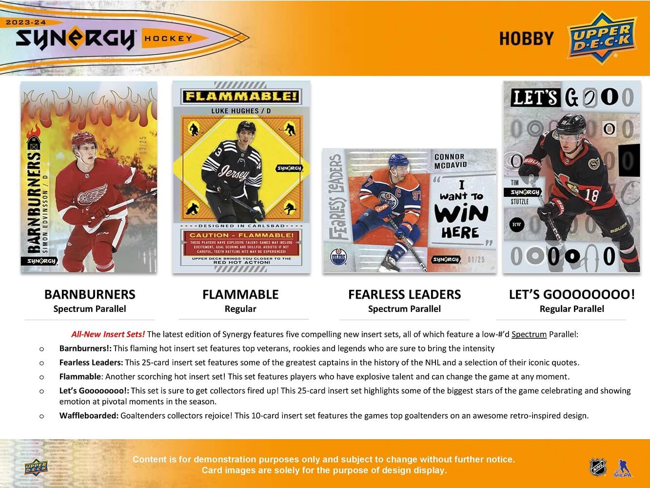 2023 - 24 Upper Deck Synergy Hockey Hobby Box 053334157520 at King Card Canada