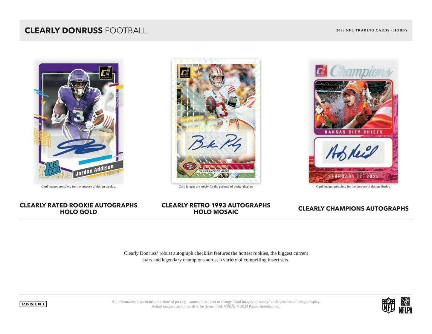 2023 Panini Clearly Donruss Football Hobby Box 746134154300 - King Card Canada