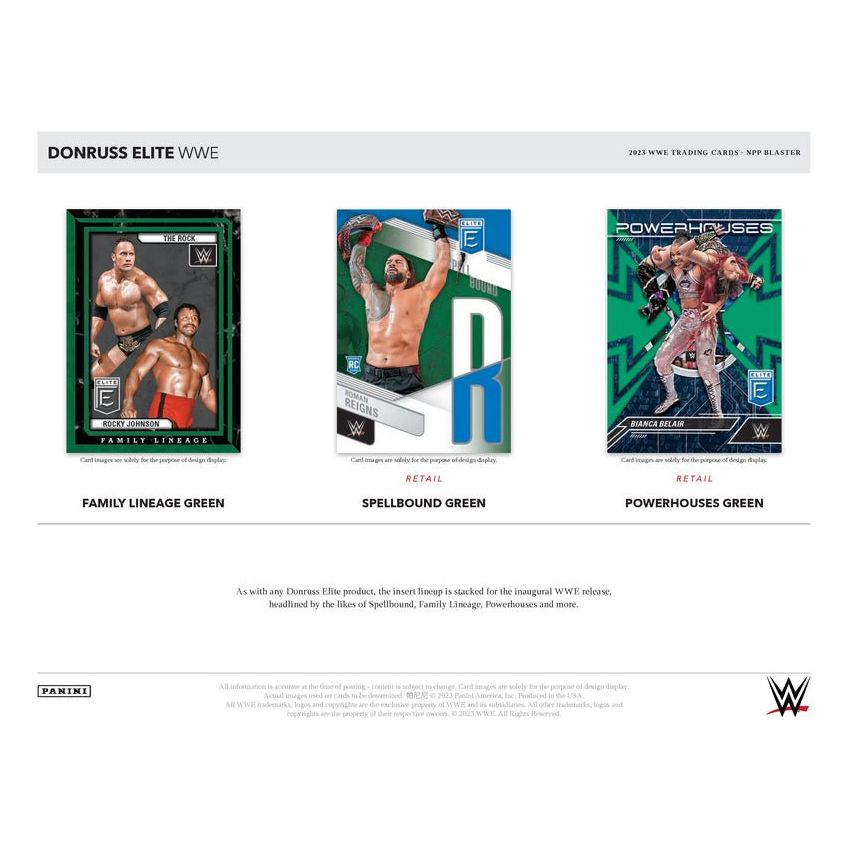 2023 Panini Donruss Elite WWE Blaster Box 746134138959 - King Card Canada