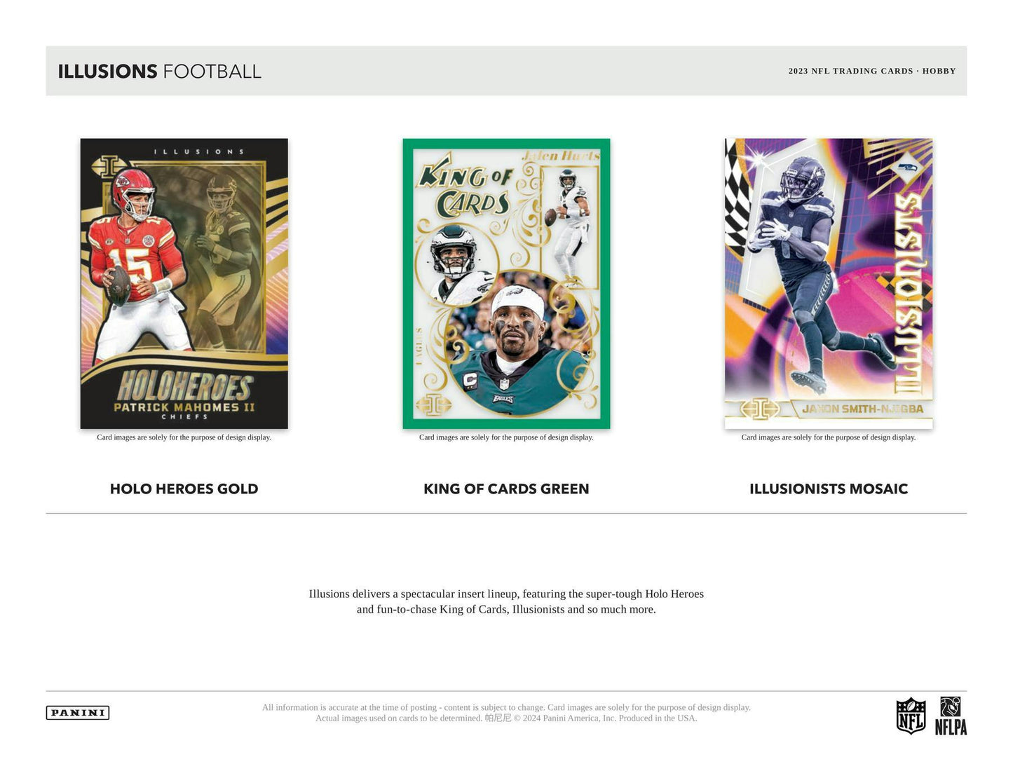 2023 Panini Illusions Football Hobby Box 746134143182 - King Card Canada