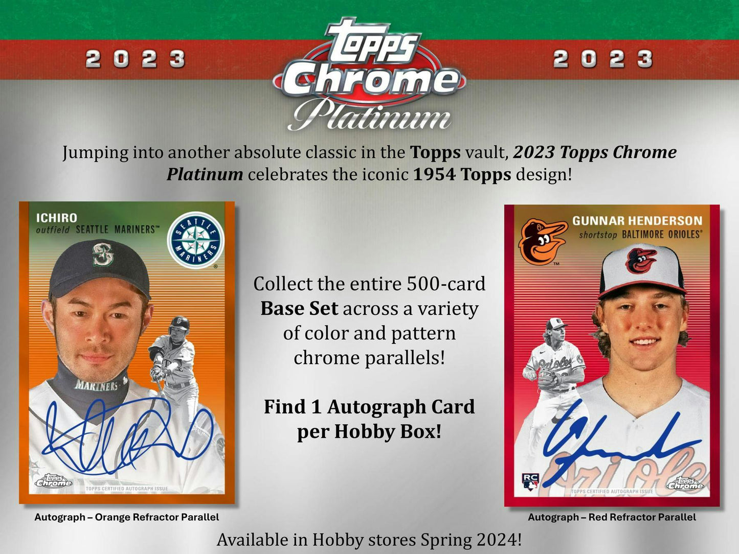 2023 Topps Chrome Platinum Anniversary Baseball Hobby Box 887521119547 - King Card Canada